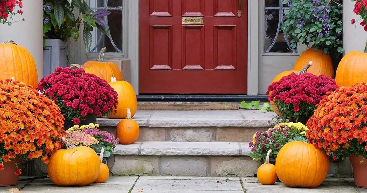 fall front porch decorating ideas