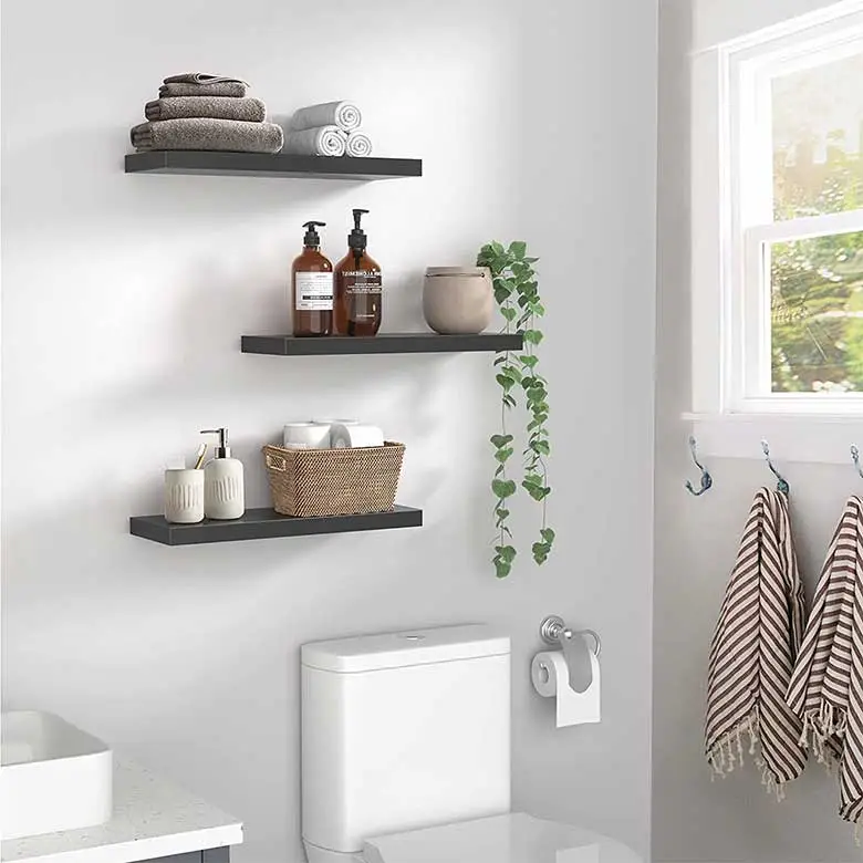 How To Build Bathroom Floating Shelves for Extra Storage