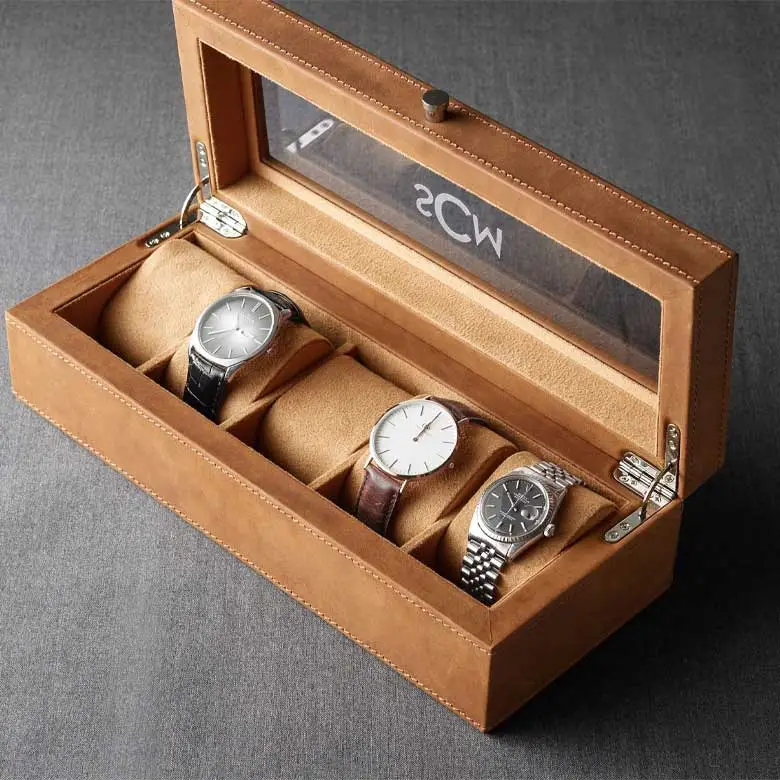 leather watch box drew and jonathan's father's day gift guide idea