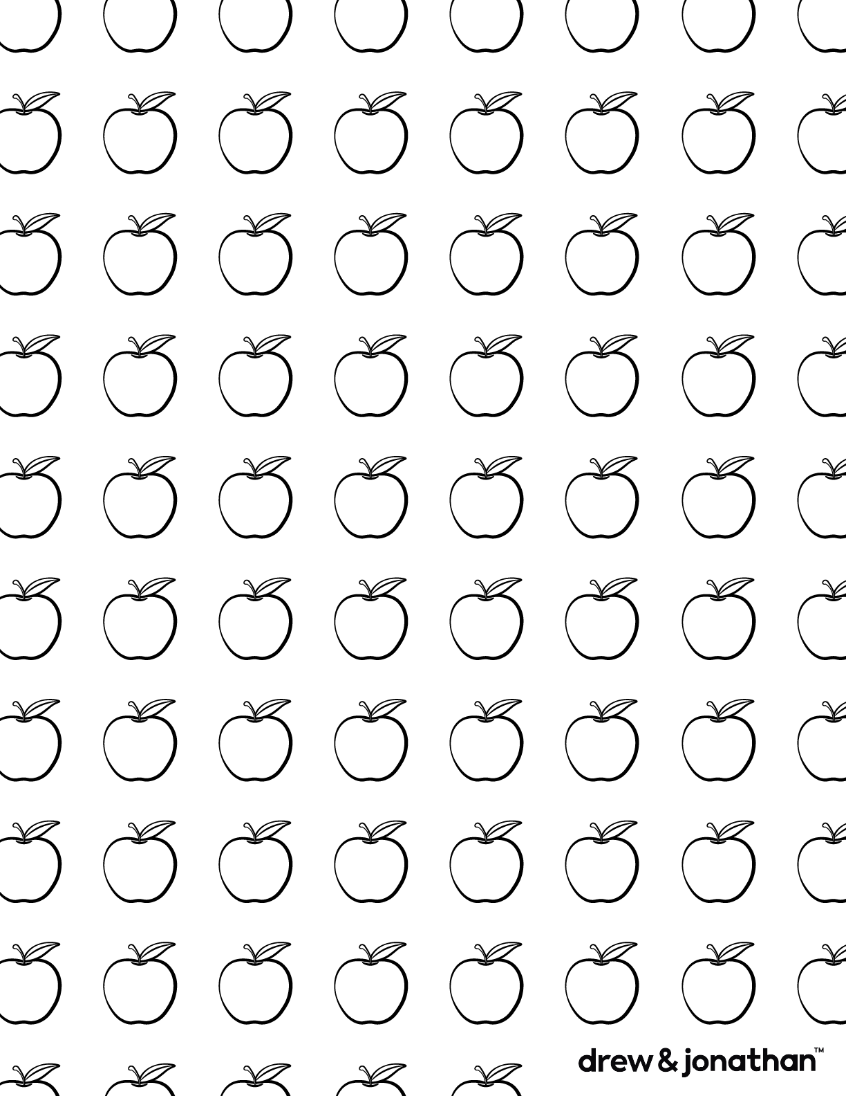 back to school coloring pages apples