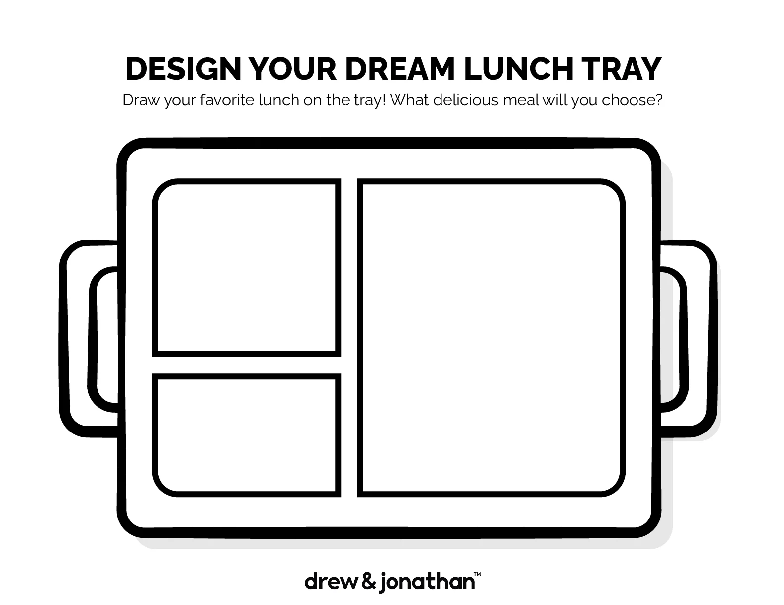 free design your own lunchbox coloring page