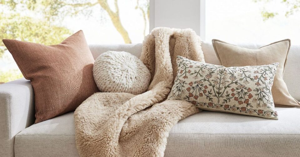 Cozy couch pillows sale