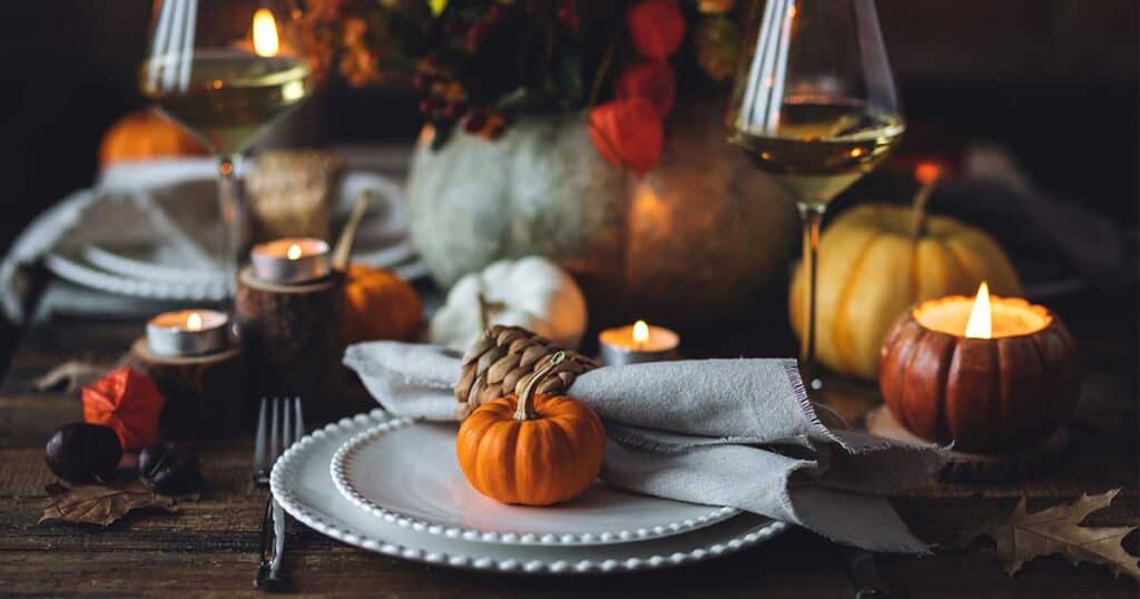 fall table decor