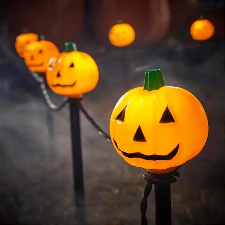 home depot pumpkin string lights