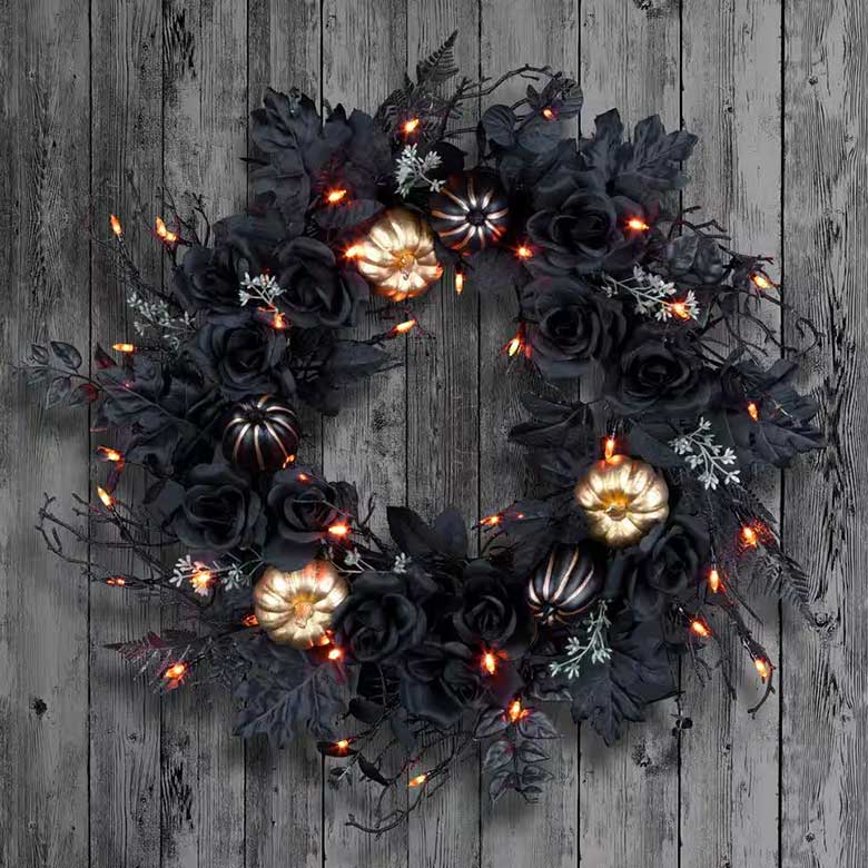 home depot halloween wreath