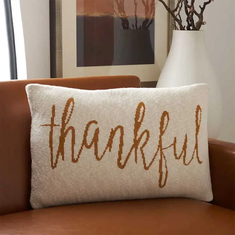 thankful pillow