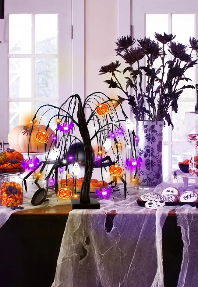 colorful halloween decorating styles