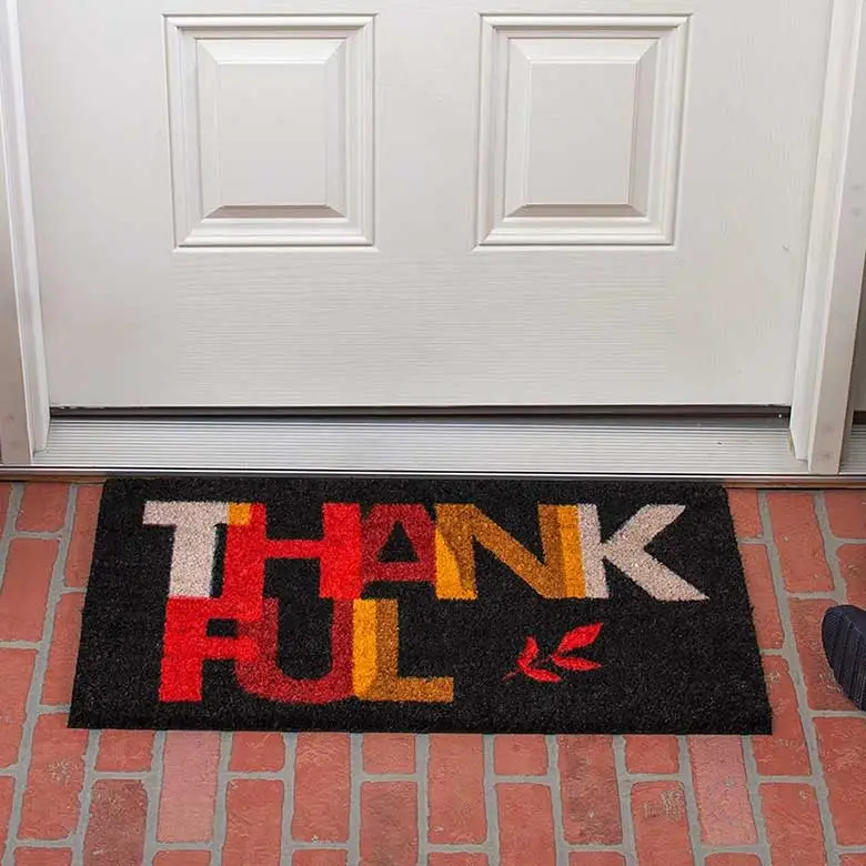 thankful thanksgiving doormat