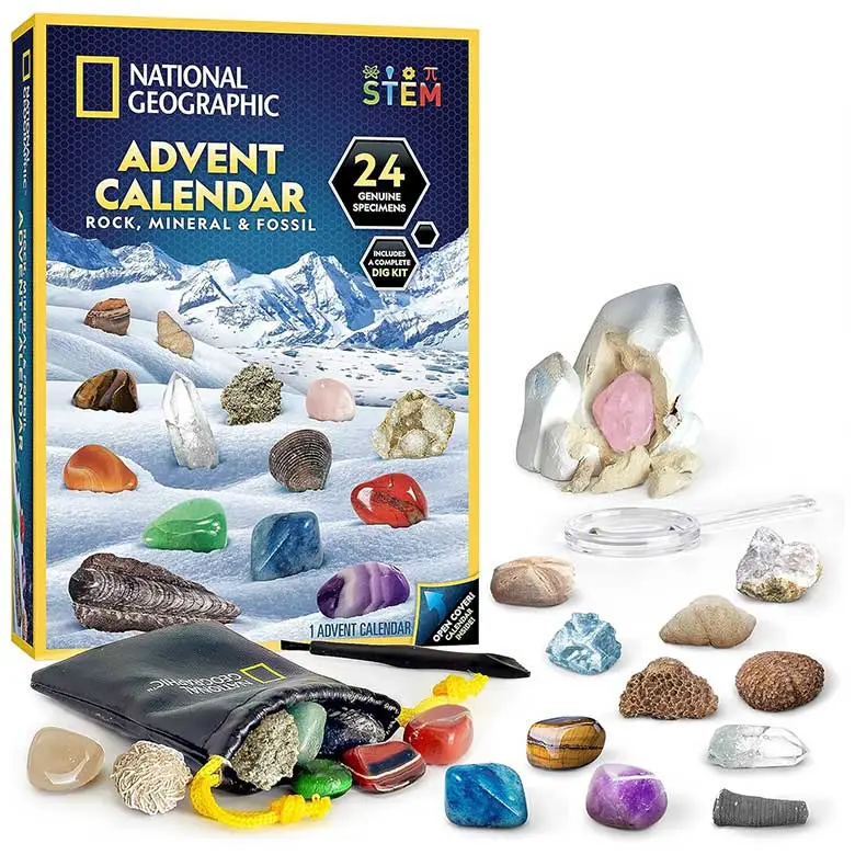 National Geographic Rock Collection Advent Calendar 2024 Drew & Jonathan