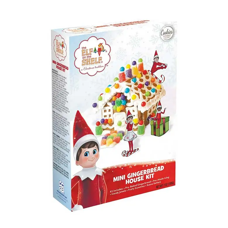 elf on the shelf gingerbread house kit