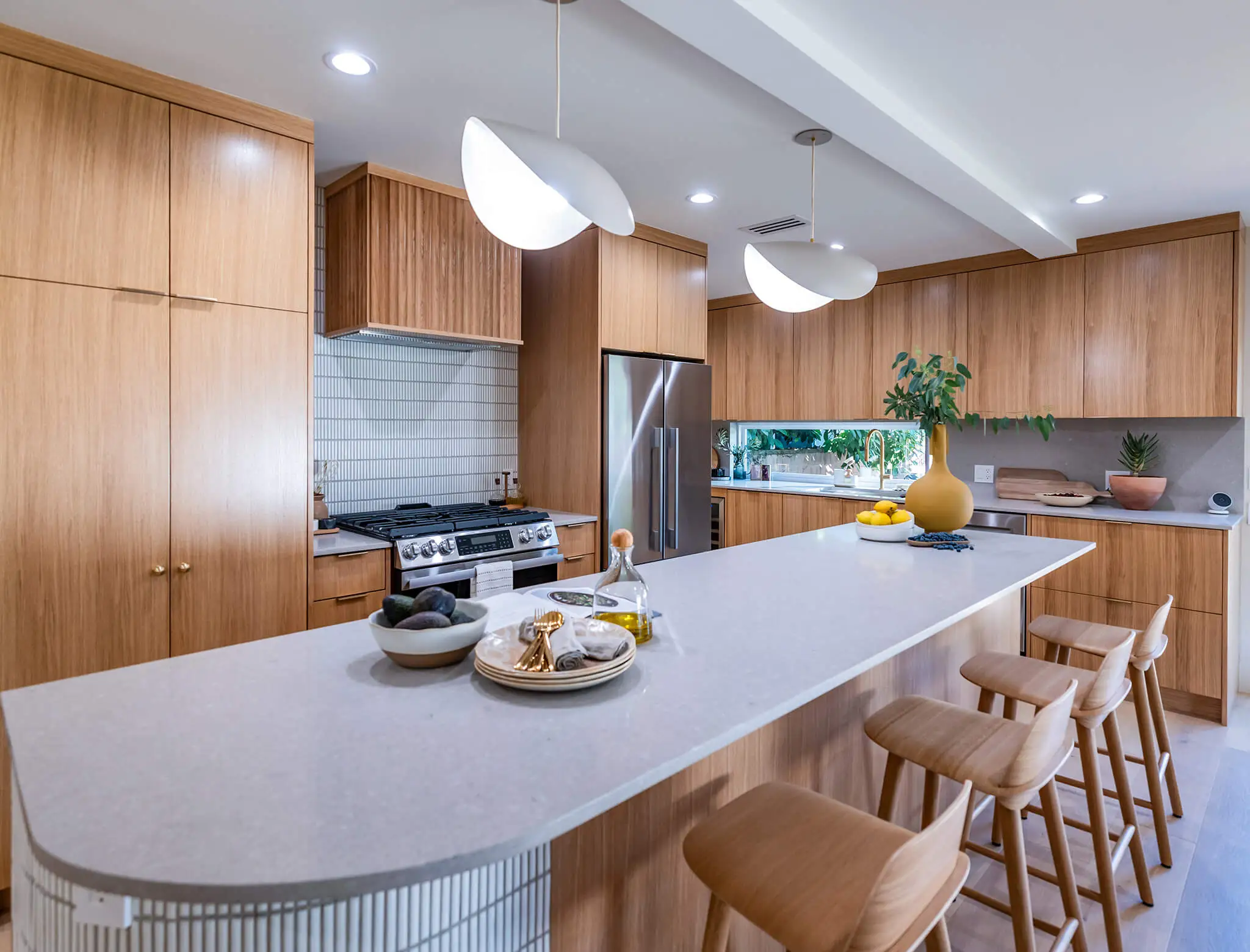 gorgeous modern kitchen island