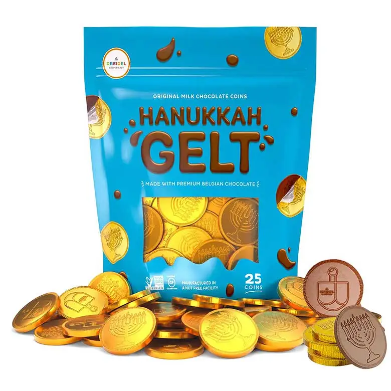 milk chocolate coins