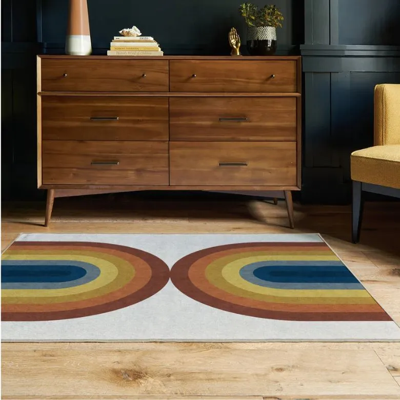 rainbow area rug