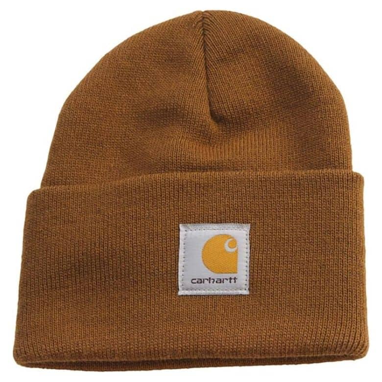 brown carhartt beanie