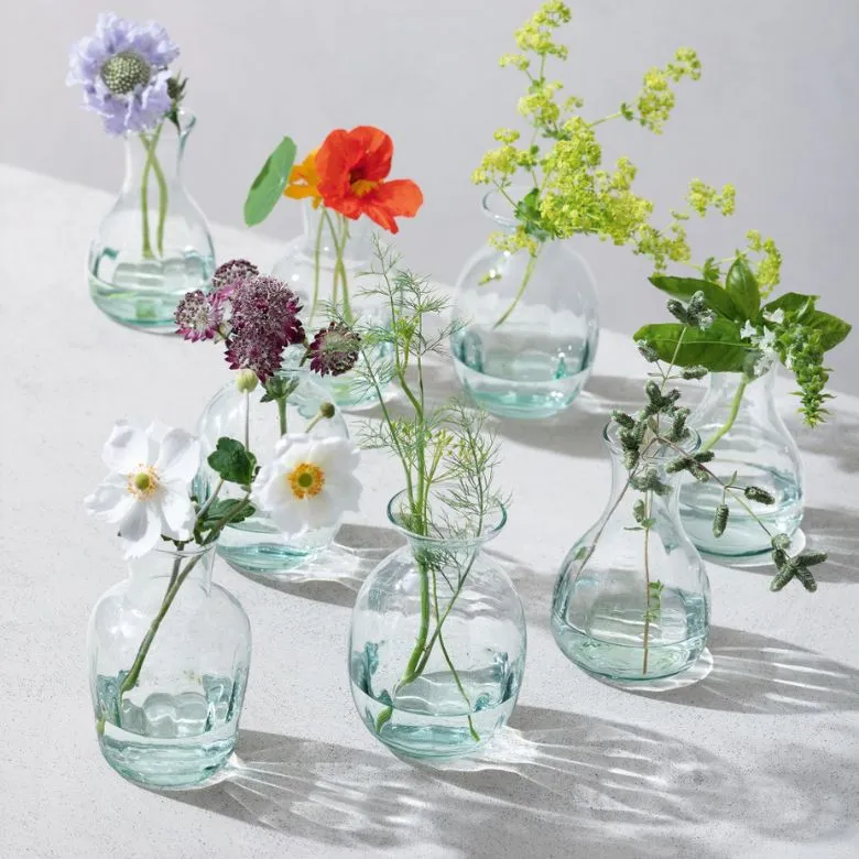 mini glass vases