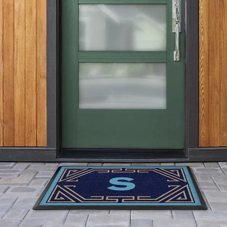 monogrammed doormat