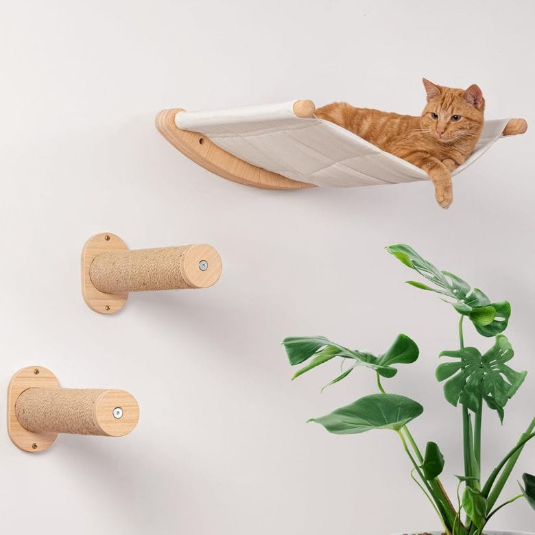 wall mounted cat hammock