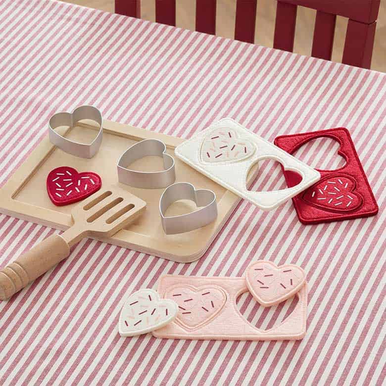 valentine's day play cookie set