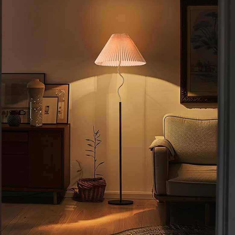 wavy floor lamp