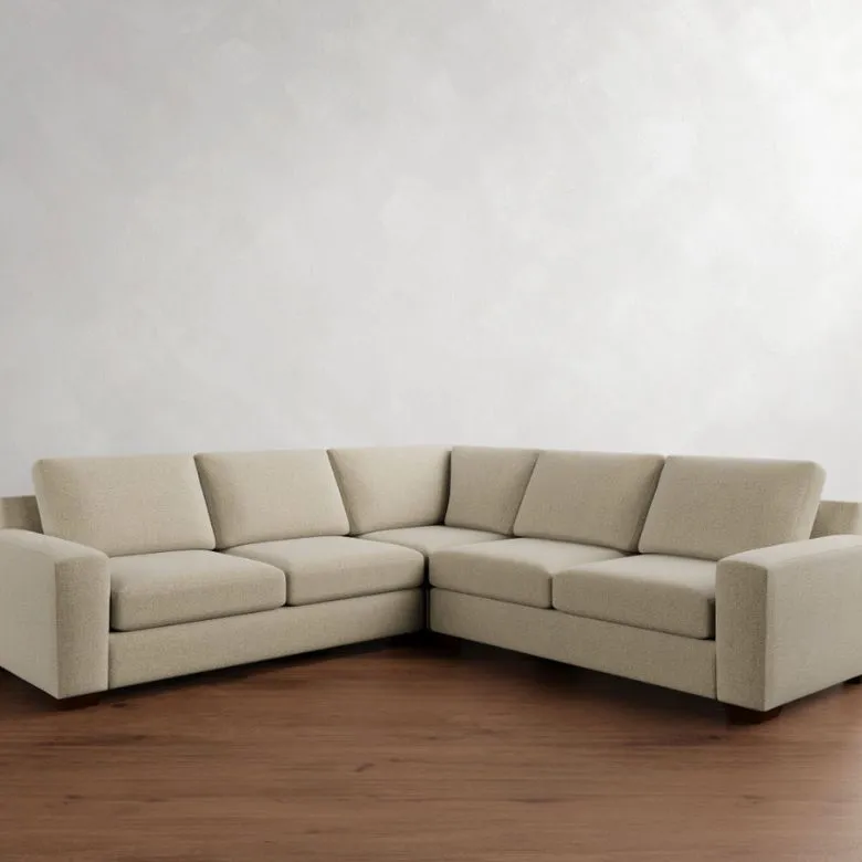 upholstered ivory sectional sofa