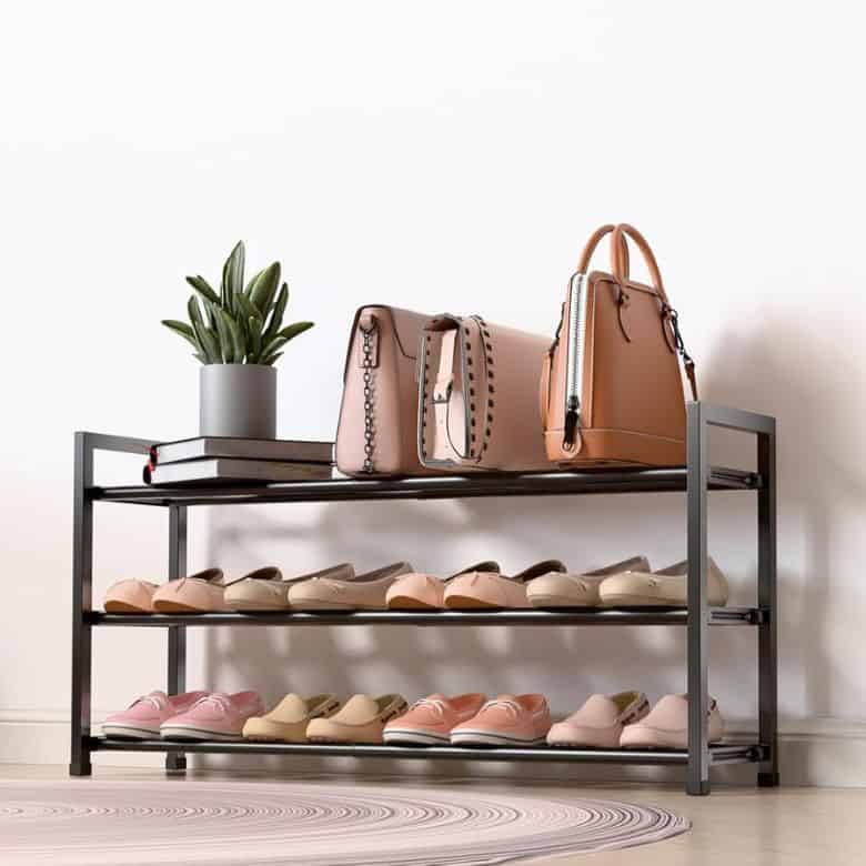 metal expandable shoe rack