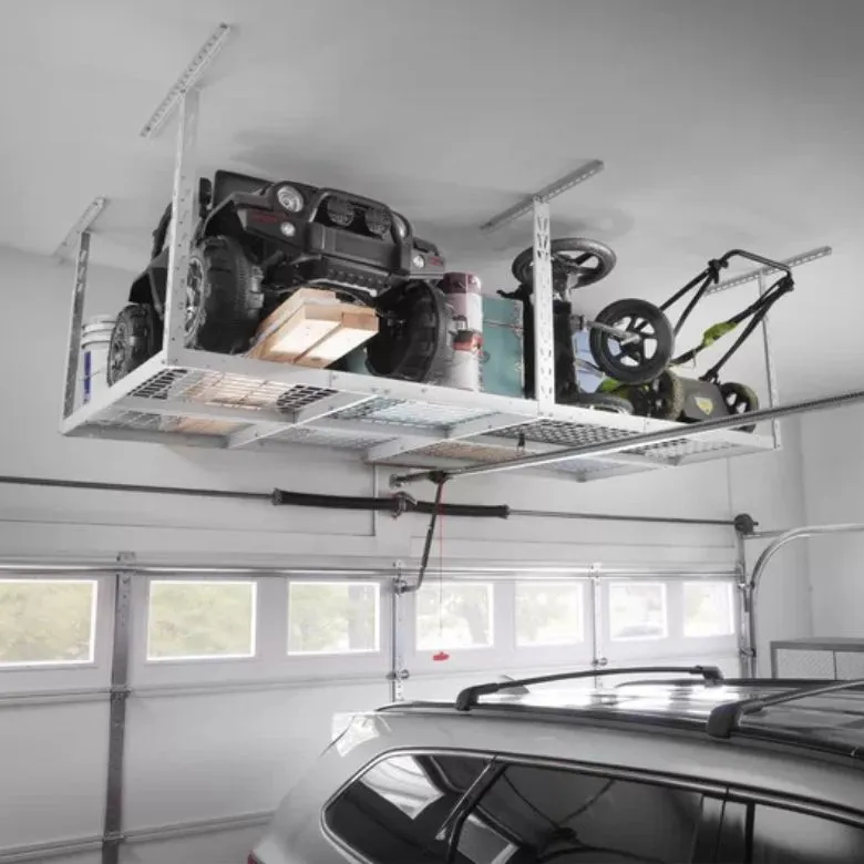 overhead garage storage rack