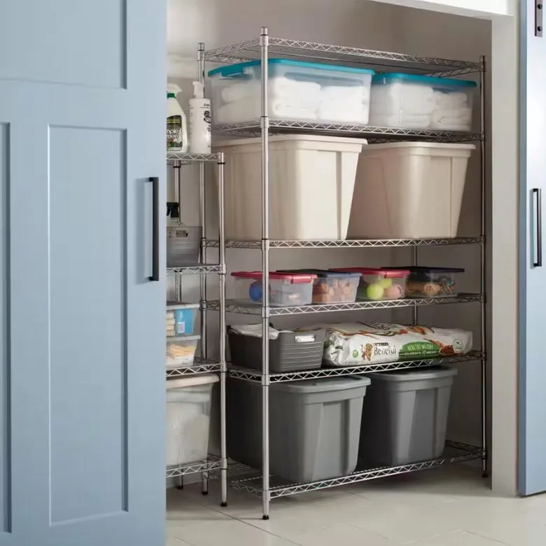 steel wire garage storage shelving