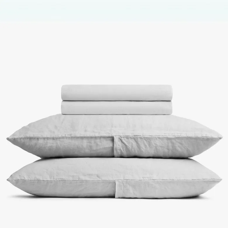 linen bed sheets set