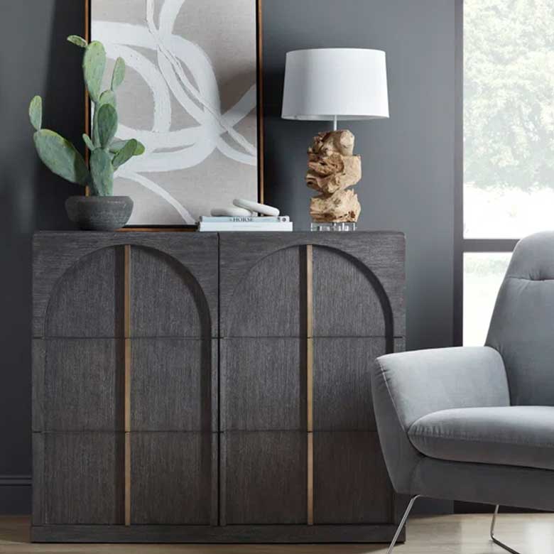 drew & jonathan heritage accent cabinet